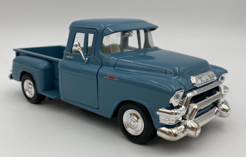 1955 GMC Blue Chip Pick-up blue 1:24 Motormax 79382 1955 GMC Blue Chip Pick-up blue 1:24 Motormax 79382