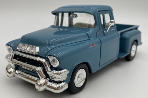1955 GMC Blue Chip Pick-up blue 1:24 Motormax 79382 1955 GMC Blue Chip Pick-up blue 1:24 Motormax 79382