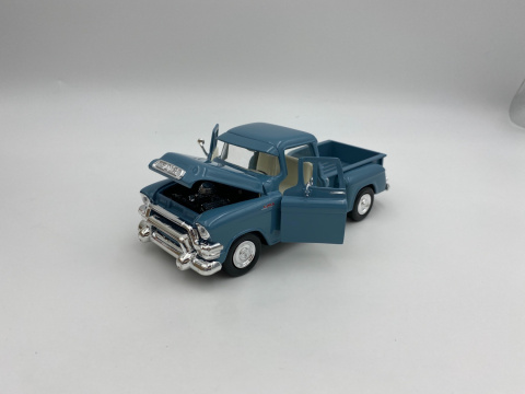 1955 GMC Blue Chip Pick-up blue 1:24 Motormax 79382 1955 GMC Blue Chip Pick-up blue 1:24 Motormax 79382