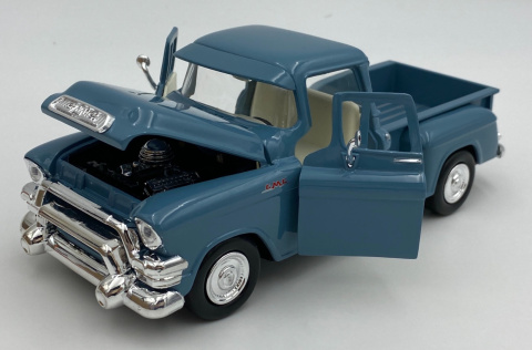 1955 GMC Blue Chip Pick-up blue 1:24 Motormax 79382 1955 GMC Blue Chip Pick-up blue 1:24 Motormax 79382