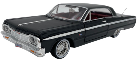 Chevrolet Impala black 1964 1:24 Motormax 73259 Chevrolet Impala black 1964 1:24 Motormax 73259