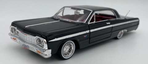 Chevrolet Impala black 1964 1:24 Motormax 73259 Chevrolet Impala black 1964 1:24 Motormax 73259