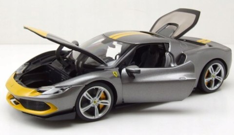 FERRARI 296 GTB Assetto Fiorano 1:18 Bburago 16017 grey FERRARI 296 GTB Assetto Fiorano 1:18 Bburago 16017 grey