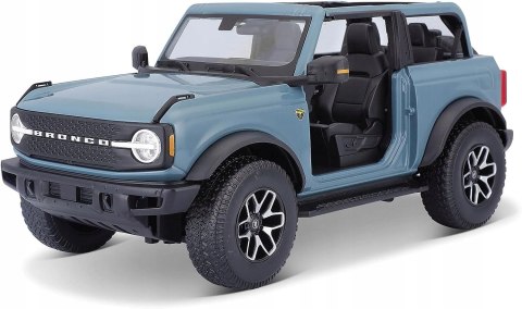 FORD Bronco BADLANDS 2021 1:18 model Maisto 31457 blue FORD Bronco BADLANDS 2021 1:18 model Maisto 31457 blue