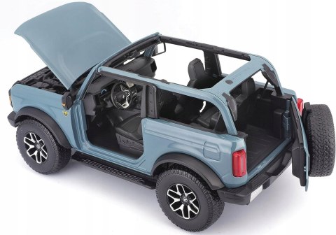 FORD Bronco BADLANDS 2021 1:18 model Maisto 31457 blue FORD Bronco BADLANDS 2021 1:18 model Maisto 31457 blue