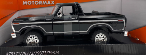 Ford Bronco (hard top) 1978 1:24 Motormax 79374 black Ford Bronco (hard top) 1978 1:24 Motormax 79374 black