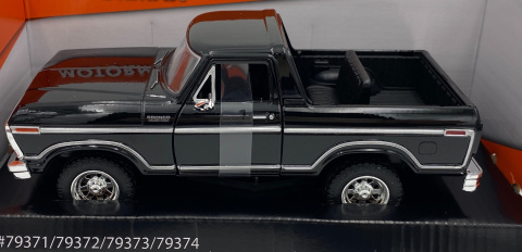 Ford Bronco (hard top) 1978 1:24 Motormax 79374 black Ford Bronco (hard top) 1978 1:24 Motormax 79374 black