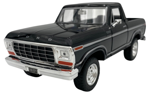 Ford Bronco (hard top) 1978 1:24 Motormax 79374 black Ford Bronco (hard top) 1978 1:24 Motormax 79374 black