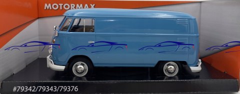 VW Type 2 T1 Delivery Van 1:24 Motormax 79342 blue VW Type 2 T1 Delivery Van 1:24 Motormax 79342 blue