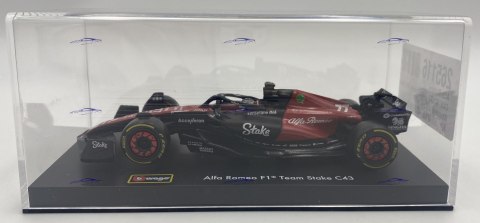 ALFA ROMEO C43 F1 2023 KASK V. Bottas BBurago 1:43 ALFA ROMEO C43 F1 2023 KASK V. Bottas BBurago 1:43