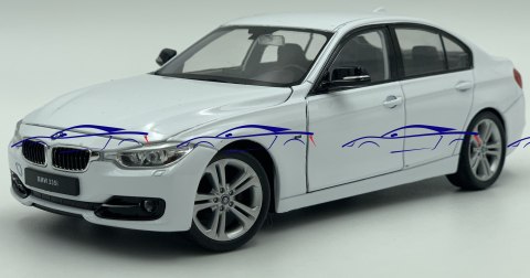 BMW 335i F30 white seria 3 model 24039 Welly 1:24 BMW 335i F30 white seria 3 model 24039 Welly 1:24