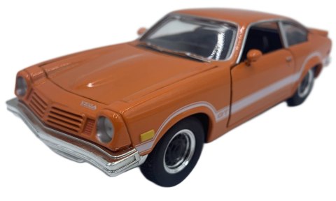 Chevrolet Vega GT 1974 1:24 Motormax 79048 pomarańczowy Chevrolet Vega GT 1974 1:24 Motormax 79048 pomarańczowy