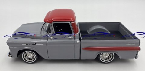 Chevy Apache Fleetside Pickup 1:24 Motormax 79033 1958 Get Low Series