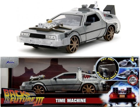 DMC-12 DeLorean Railroad Powrót do przyszłości 3 JADA 1:24 DMC-12 DeLorean Railroad Powrót do przyszłości 3 JADA 1:24
