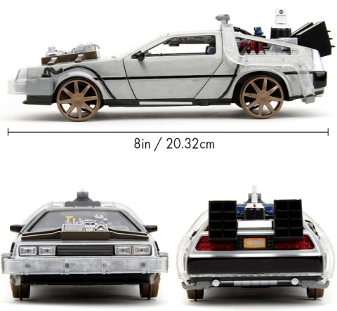 DMC-12 DeLorean Railroad Powrót do przyszłości 3 JADA 1:24 DMC-12 DeLorean Railroad Powrót do przyszłości 3 JADA 1:24