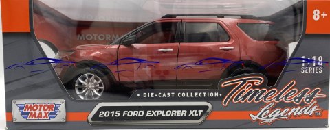 Ford Explorer XLT 2015 1:18 model Motormax 73186 red Ford Explorer XLT 2015 1:18 model Motormax 73186 red