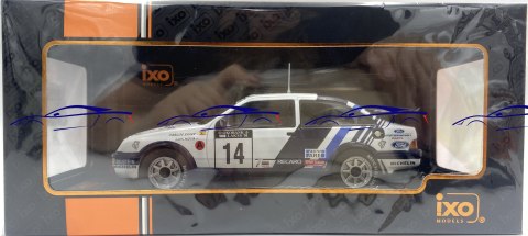 Ford Sierra RS Cosworth 1988 1000 Lakes #14 Carlos Sainz model IXO 1:24 Ford Sierra RS Cosworth 1988 1000 Lakes #14 Carlos Sainz model IXO 1:24