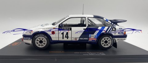 Ford Sierra RS Cosworth 1988 1000 Lakes #14 Carlos Sainz model IXO 1:24 Ford Sierra RS Cosworth 1988 1000 Lakes #14 Carlos Sainz model IXO 1:24