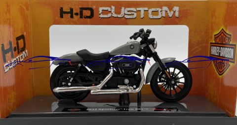 HARLEY-DAVIDSON Sportster Iron 883 2022 1:18 Maisto szary HARLEY-DAVIDSON Sportster Iron 883 2022 1:18 Maisto szary