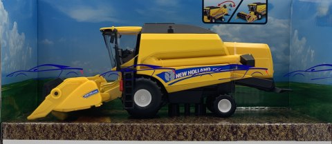 Kombajn zbożowy New Holland TC5.90 Bburago 31721 metal 18cm Kombajn zbożowy New Holland TC5.90 Bburago 31721 metal 18cm