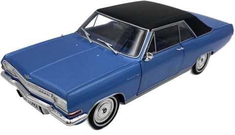 Opel Diplomat V8 Coupe 1965 model METAL 124137 WhiteBox 1:24 niebieski Opel Diplomat V8 Coupe 1965 model METAL 124137 WhiteBox 1:24 niebieski
