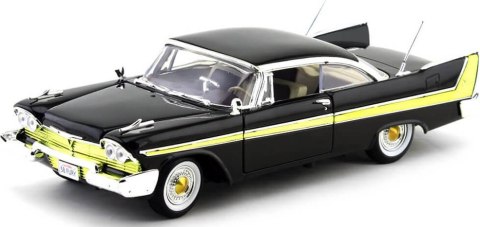 Plymouth Fury 1958 1:18 model Motormax 73115 black Plymouth Fury 1958 1:18 model Motormax 73115 black