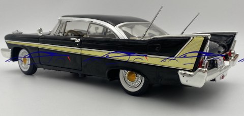 Plymouth Fury 1958 1:18 model Motormax 73115 black Plymouth Fury 1958 1:18 model Motormax 73115 black
