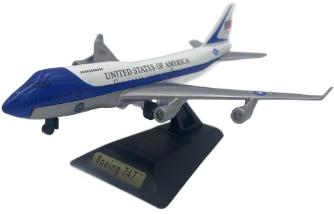 Samolot Boeing 747-200B Air Force One model podstawka METAL Motormax Samolot Boeing 747-200B Air Force One model podstawka METAL Motormax