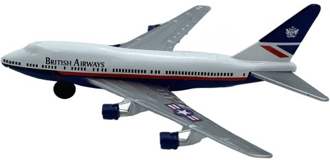 Samolot Boeing 747 British Airways 4,5" 11,5 cm METAL Motormax Samolot Boeing 747 British Airways 4,5" 11,5 cm METAL Motormax