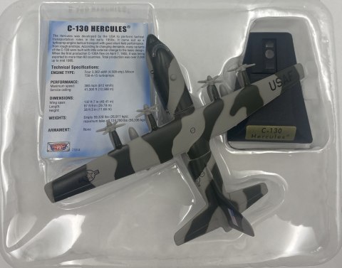 Samolot Lockheed C-130 Hercules model podstawka METAL Motormax Samolot Lockheed C-130 Hercules model podstawka METAL Motormax