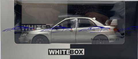 Subaru Impreza WRX STi model WB124208 WhiteBox 1:24 silver Subaru Impreza WRX STi model WB124208 WhiteBox 1:24 silver