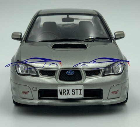 Subaru Impreza WRX STi model WB124208 WhiteBox 1:24 silver Subaru Impreza WRX STi model WB124208 WhiteBox 1:24 silver