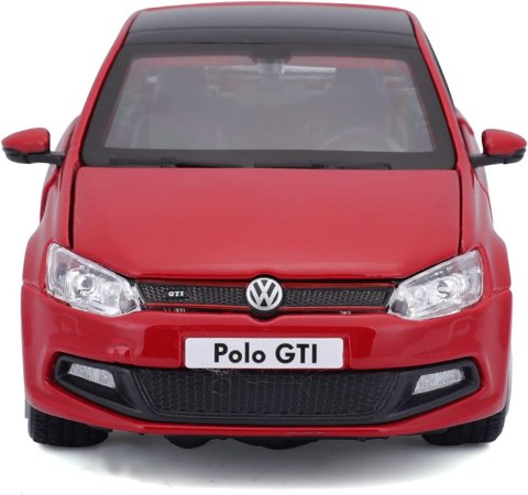 VW Volkswagen Polo GTI Mark 5 1:24 Bburago 21059 red VW Volkswagen Polo GTI Mark 5 1:24 Bburago 21059 red