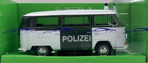 VW Volkswagen T2 1972 Polizei Policja 22472GP WELLY 1:24 VW Volkswagen T2 1972 Polizei Policja 22472GP WELLY 1:24