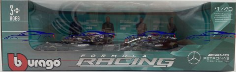 ZESTAW Mercedes AMG F1 Hamilton Russell W12 W13 W14 BBurago 1:43 ZESTAW Mercedes AMG F1 Hamilton Russell W12 W13 W14 BBurago 1:43