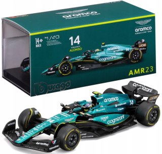 Bolid F1 ASTON MARTIN AMR23 Alonso KASK BBurago 1:43