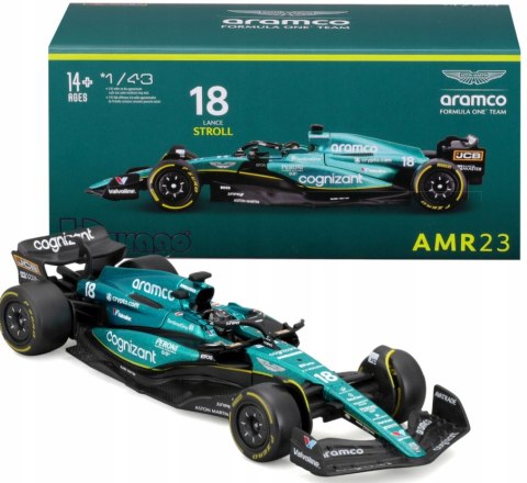 Bolid F1 ASTON MARTIN AMR23 Stroll KASK BBurago 1:43 Bolid F1 ASTON MARTIN AMR23 Stroll KASK BBurago 1:43
