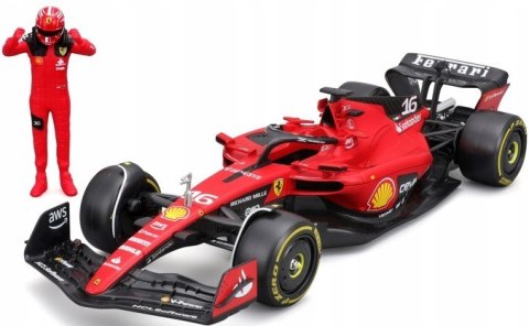 Bolid F1 FERRARI SF-23 #16 z kierowcą Bburago 1:24 Bolid F1 FERRARI SF-23 #16 z kierowcą Bburago 1:24