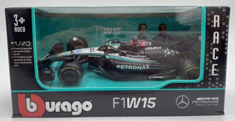 Bolid F1 Mercedes AMG W15 E Perf Petronas Russell #63 BBurago 1:43 Bolid F1 Mercedes AMG W15 E Perf Petronas Russell #63 BBurago 1:43