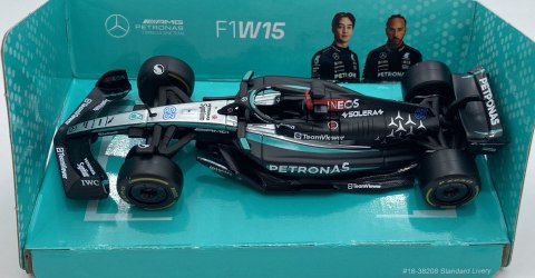 Bolid F1 Mercedes AMG W15 E Perf Petronas Russell #63 BBurago 1:43 Bolid F1 Mercedes AMG W15 E Perf Petronas Russell #63 BBurago 1:43