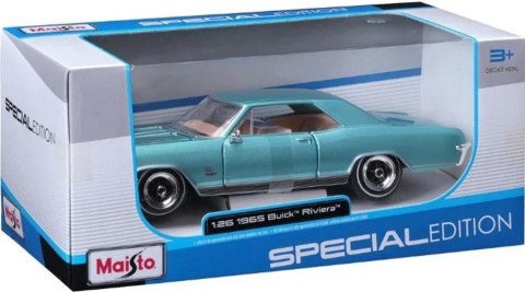 Buick RIVIERA 1965 1:26 Maisto 31214 niebieski Buick RIVIERA 1965 1:26 Maisto 31214 niebieski