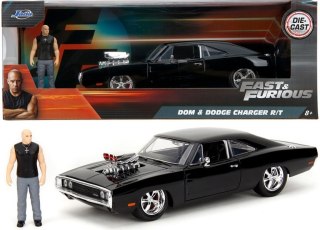 DODGE Charger R/T F&F 1 z figurką Dom'a Toretto JADA 1:24