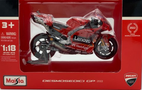 DUCATI Desmosedici MotoGP 2022 Lenovo #43 Miller 1:18 Maisto DUCATI Desmosedici MotoGP 2022 Lenovo #43 Miller 1:18 Maisto