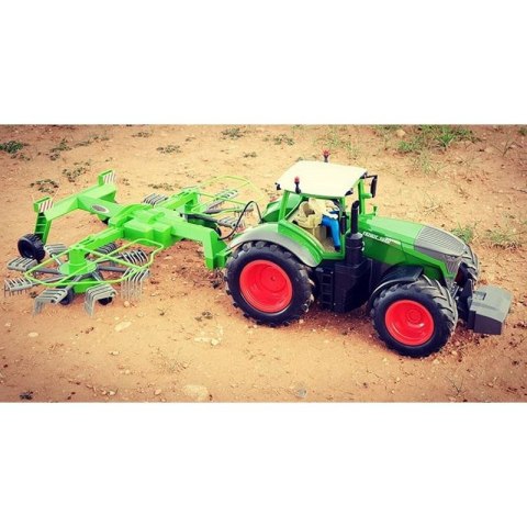 DUŻY ciągnik FENDT 1050 Vario + ZGRABIARKA zestaw zdalnie sterowany 1:16