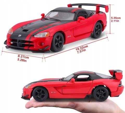 Dodge Viper SRT 10 ACR czerwony model Bburago 22114 Dodge Viper SRT 10 ACR czerwony model Bburago 22114