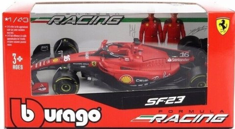 Ferrari F1 Leclerc Sainz SUPER zestaw 7 sztuk BBurago 1:43 Ferrari F1 Leclerc Sainz SUPER zestaw 7 sztuk BBurago 1:43