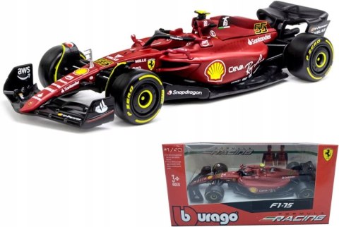 Ferrari F1 Leclerc Sainz SUPER zestaw 7 sztuk BBurago 1:43 Ferrari F1 Leclerc Sainz SUPER zestaw 7 sztuk BBurago 1:43
