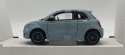 Fiat 500e 2023 niebieski 1:24 model metalowy Bburago 21110