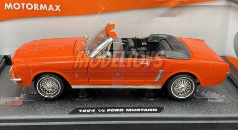 Ford Mustang 1/2 1964 1:18 model Motormax 73145 pomarańczowy Ford Mustang 1/2 1964 1:18 model Motormax 73145 pomarańczowy