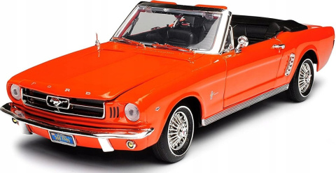 Ford Mustang 1/2 1964 1:18 model Motormax 73145 pomarańczowy Ford Mustang 1/2 1964 1:18 model Motormax 73145 pomarańczowy